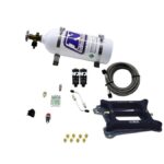 4150 Система азотных пластин Hitman, 100-150-200 л.с. с баллоном 5 фунтов Nitrous Express NX 40040-05