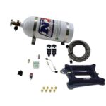 4150 Система азотных пластин Hitman, 100-150-200 л.с. с баллоном 10 фунтов Nitrous Express NX 40040-10