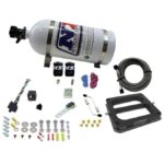 4500 Обычная система тарелок Бензин Pro-Power 100–500 л.с. с баллоном 10 фунтов Nitrous Express NX 50070-10