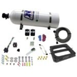 4500 Обычная система тарелок Бензин Pro-Power 100–500 л.с. с баллоном 15 фунтов Nitrous Express NX 50070-15