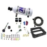 4500 Обычная система тарелок Alcohol Pro-Power 100–500 л.с. с баллоном 5 фунтов Nitrous Express NX 50075-05