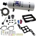 Система конвенциональных пластин 4500 RNC, 300–650 л.с. с баллоном Nitrous Express NX 55070-15 емкостью 15 фунтов