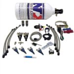Четырехцилиндровая система Piranha с баллоном Nitrous Express NX 60005P емкостью 2,5 фунта