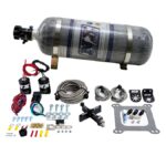 4150 Система скрытых перекладин Pro-Power 100–500 л.с. с баллоном с углекислым газом 12 фунтов Nitrous Express NX 63541-12