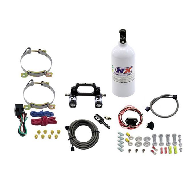 USA-NX-67000-2.5P Система азотных пластин для Polaris RZR 800 с баллоном 2,5 фунта Nitrous Express NX 67000-2.5P — изображение 1