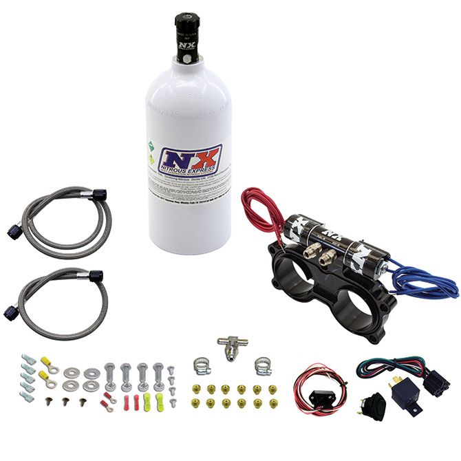 USA-NX-67015-2.5P Система азотных пластин для Honda Talon SXS с баллоном Nitrous Express NX 67015-2.5P емкостью 2,5 фунта — изображение 1
