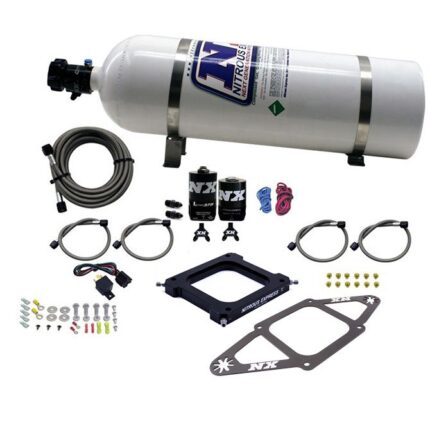 4500 Assassin Plate бензиновый RNC 250–750 л.с. с баллоном Nitrous Express NX 67570-15 емкостью 15 фунтов