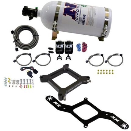 4150 Assassin Plate Alcohol Stage 6, 100–300 л.с. с бутылкой 10 фунтов Nitrous Express NX 67245-10