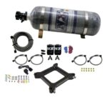 4150 Assassin Plate Alcohol Pro-Power 100–500 л.с. с баллоном с углекислым газом 12 фунтов Nitrous Express NX 67545-12