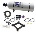 4150 Assassin Plate Alcohol Pro-Power 100–500 л.с. с бутылкой 15 фунтов Nitrous Express NX 67545-15