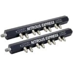 Инжекторные рейки с фитингами 2 рейки с двойным отверстием Nitrous Express NX 90001