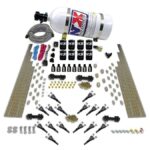 Двухступенчатый двигатель Shark 16 Nzls 200–1200 л.с. с баллоном Nitrous Express NX 90008-10 емкостью 10 фунтов
