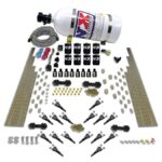 Двухступенчатый двигатель Shark 16 Nzls 200–1200 л.с. с баллоном Nitrous Express NX 90008-15 емкостью 15 фунтов