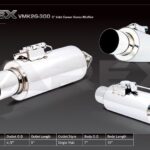 Глушитель круглый корпус XForce с системой Varex 17,78см x 38,1см