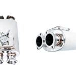 Глушитель XForce овальный с системой Varex 15,24см х 25,4см х 40,64см