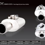 Глушитель XForce овальный с системой Varex 15,24см х 25,4см х 38,1см
