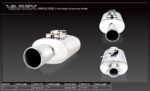 Глушитель XForce овальный с системой Varex 15,24см х 25,4см х 38,1см
