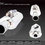 Глушитель XForce овальный с системой Varex 13,97см х 24,13см х 38,1см