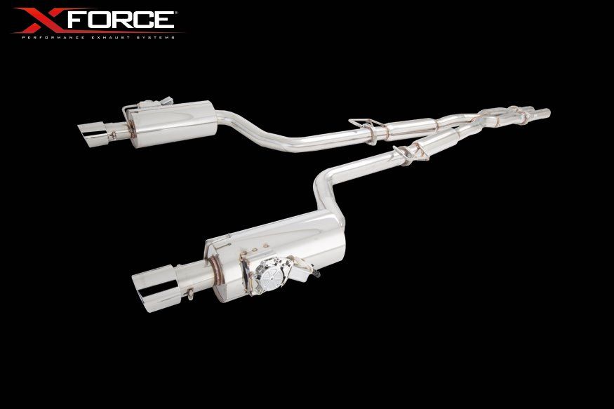 VK02_new_25 Выхлопная система XForce с глушителем Varex для Chrysler 300C 2012-2018 6.4L SRT-8 нержавеющая сталь — изображение 1