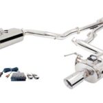 Выхлопная система XForce с глушителем Varex для Ford MUSTANG 2015-2017 CONVERTIBLE GT 5.0L V8 нержавеющая сталь