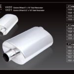Глушитель овального корпуса XForce 6x10x16" с впускным отверстием 2,5"