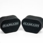 2x двойной впускной воздушный фильтр для мотоцикла с карбюратором Ramair MS-008