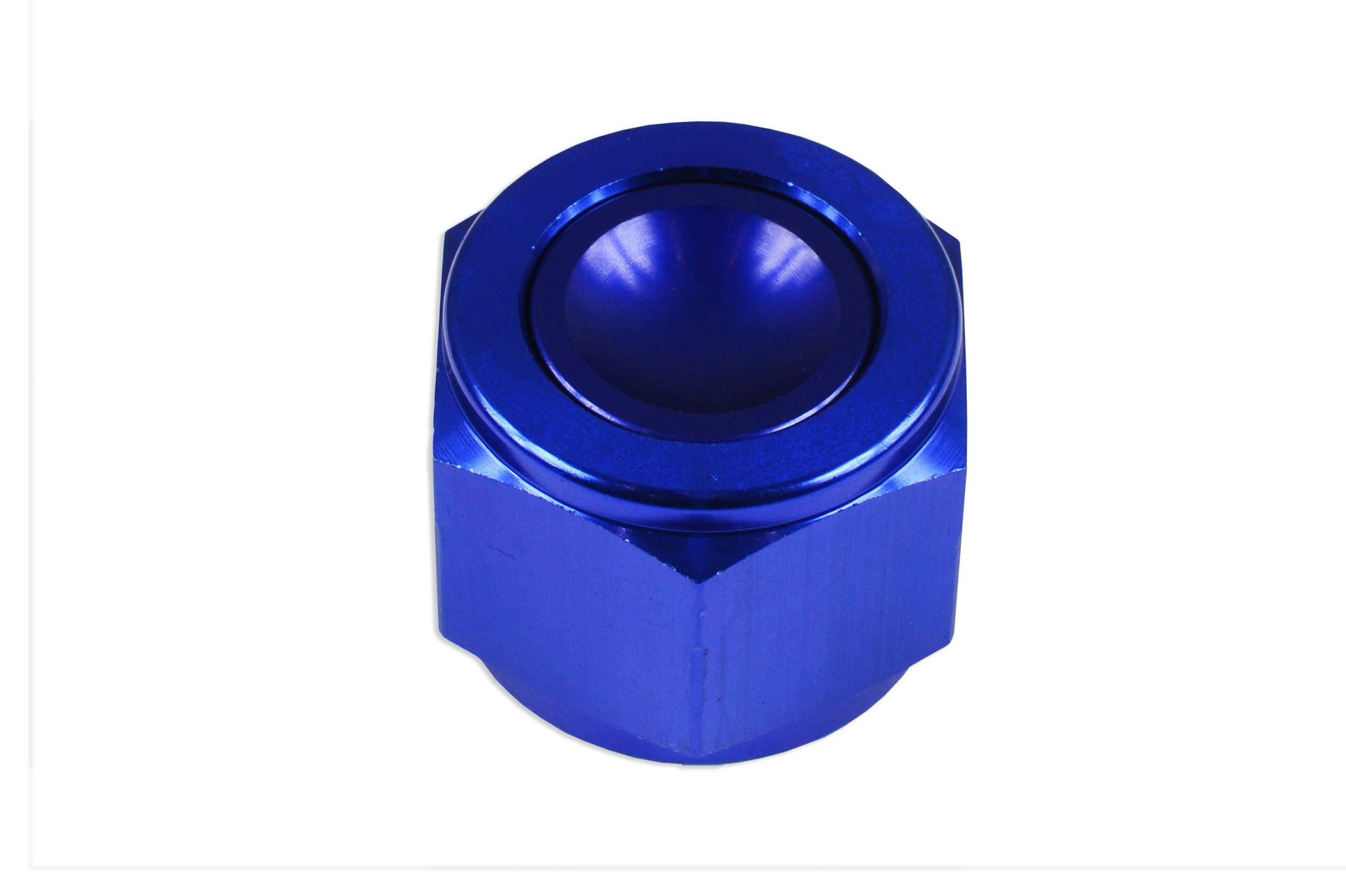 adapter-an8-korek-zaslepka-niebieski_5 AN-8 AN8 JIC Женский переходник с шестигранной головкой и фитингом синего цвета — изображение 1
