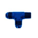 1/8 NPT на AN4 JIC T-образный переходник для мазута на елке, синий