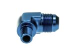 AN12 JIC Раструб до 1/2 NPT, 90 градусов, переходник для фитинга масляного топливного шланга с наружной резьбой, синий — изображение 2