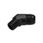 AN4 JIC с развальцовкой на 1/4 NPT, 45 футов, прямой адаптер для шланга, черный