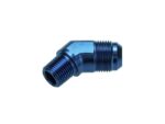 AN4 JIC с раструбом на 1/8 NPT, 45 футов, прямой адаптер для шланга, синий