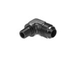 AN4 JIC Раструб до 3/8 NPT 90 градусов с наружной резьбой, адаптер для масляного топливного шланга, черный