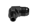 AN4 JIC Раструб до 3/8 NPT 90 градусов с наружной резьбой, адаптер для масляного топливного шланга, черный — изображение 3