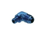 AN4 JIC Раструб до 3/8 NPT, 90 градусов, мужской коленчатый фитинг для масляного шланга, адаптер, синий