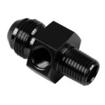 AN6 AN -6 - 1/4 NPT линейный переходник для жидкого топлива 1/8 NPT Черный