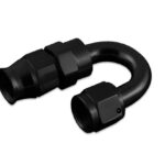 AN-6 AN6 JIC, 180 футов, конец шланга из ПТФЭ для мазута, черный