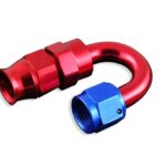 AN-6 AN6 JIC, 180 футов, фитинг для мазута из ПТФЭ, конец шланга, красный