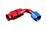 AN-6 AN6 JIC, 90 футов, фитинг для мазута из ПТФЭ, конец шланга, красный
