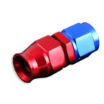 AN -6 AN6 JIC Прямой конец шланга из PTFE для мазута, красный