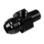 AN8 AN -8 до 1/4 NPT линейный переходник для жидкого топлива 1/8 NPT Черный