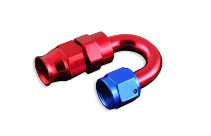 AN-8 AN8 JIC, 180 футов, фитинг для мазута из ПТФЭ, красный конец шланга