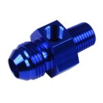 AN8 AN линейный переходник для жидкого топлива с резьбой от 8 до 3/8 NPT на 1/8 NPT Синий