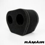 2x двойной впускной воздушный фильтр для мотоцикла с карбюратором Ramair MS-008 — изображение 2