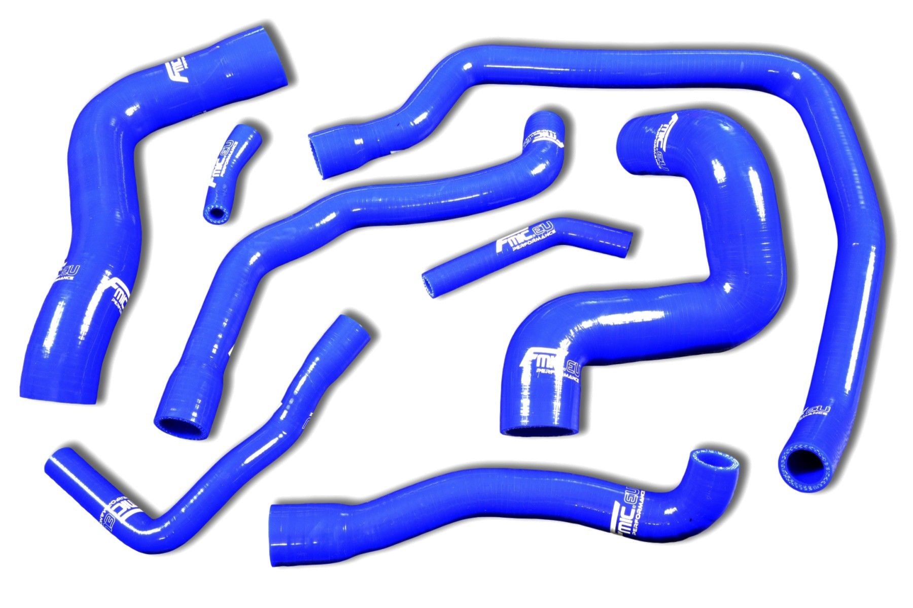 bmw-e34-m30-6cyl-525-528-530-89-95 Комплект силиконовых шлангов охлаждающей жидкости радиатора FMIC.EU для BMW E34 M50 525 528 M30 530 — изображение 1