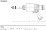 Прямой инжектор Bosch Motorsport 1050 куб.см/мин HDEV5.1 для VW/Audi/Skoda/Seat/TSI/TFSI — изображение 2