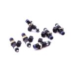 Комплект форсунок Deatschwerks 1500cc для Porsche 911/996 H6 01-05 2001-05 BMW E46 M52 1998-2000 E46 3.2L M54/S54 2001-06 E90-E93 N52 2007-13 BMW 328ci 2000 330i/330xi 2001-05 330ci 2001-06 M3 2001-06 и EV14 Универсальный стандарт 48 мм