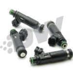 Комплект форсунок DeatschWerks 4 1300cc/мин, Mitsubishi Eclipse 4G63T 95-99, Lancer EVO 8/9 4G63T 03-06 (wysoko ohmowe)