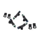 Комплект форсунок Deatschwerks 650cc для Chevrolet Cruze RS 1.4L Turbo 2011-15 Chevrolet Sonic RS 1.4L Turbo 2013-17 Holden Barina RS 1.4L Turbo 2013-16 Jeep Wrangler 2.5L L4 1997-2002