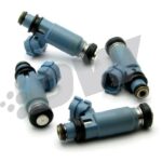 Комплект 4 топливных форсунок DeatschWerks 750 куб.см/мин, Subaru Impreza WRX 02-12, Legacy GT 07-12, STI 07-12