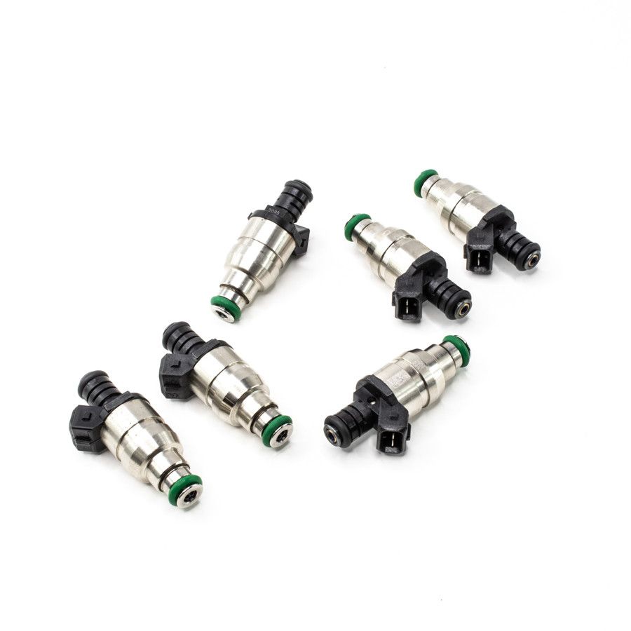 deatschwerks-zestaw-6-wtryskiwaczy-paliwa-1800cc-min-nisko-ohmowe-uniwersalne_2 Соответствующий комплект форсунок Universal Low Impedance 14 мм верхние, 6 шт., 1800 куб.см/мин — изображение 1